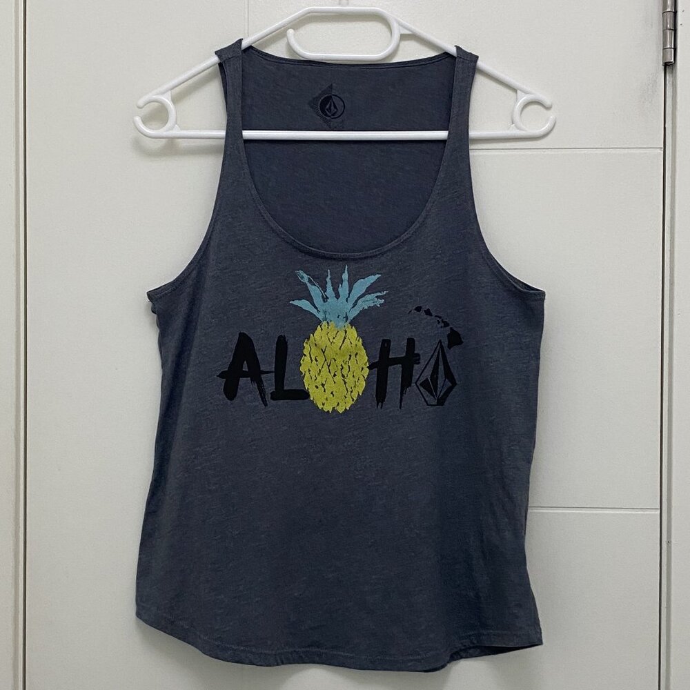 Volcom Aloha Tank Top in Grey